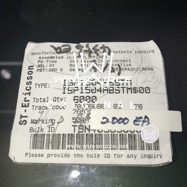 ISP1504ABSTM label picture