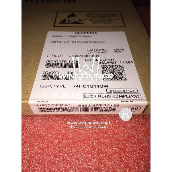 74HC1G14GW label picture 1