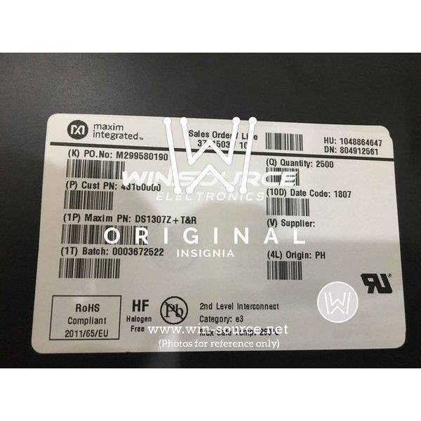 DS1307Z+T&R label picture