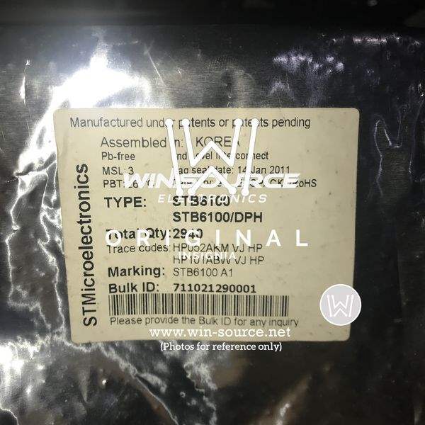 STB6100 label picture