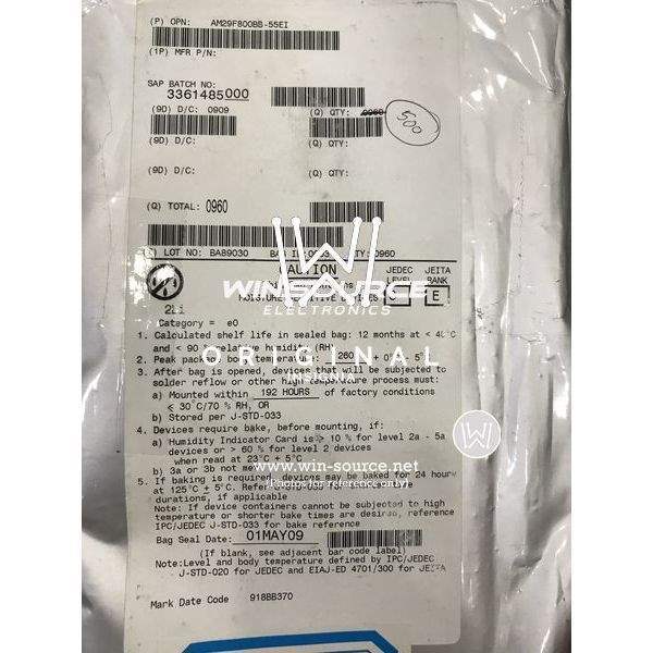 AM29F800BB-55EI label picture