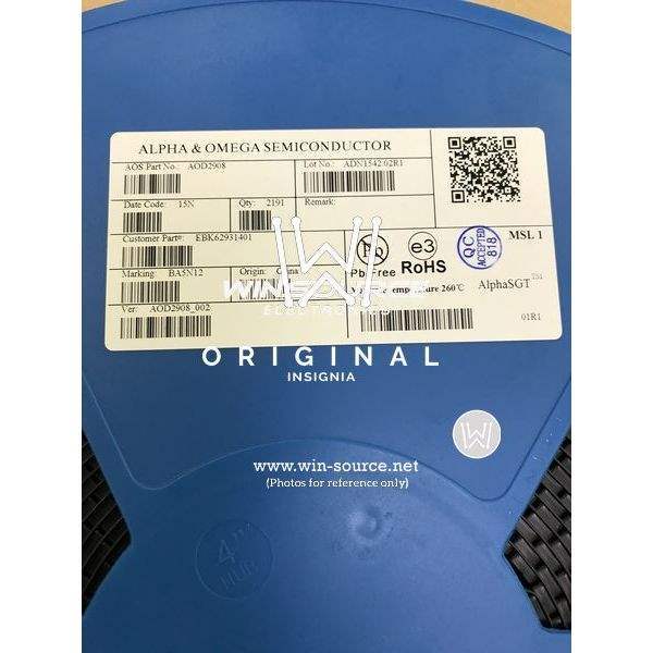 AOD2908 label picture