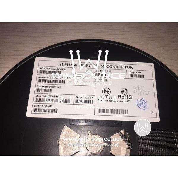 AO6602 label picture