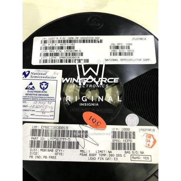 LM75BIMMX-5 label picture