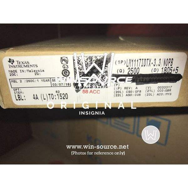 LM1117IDT-3.3 label picture
