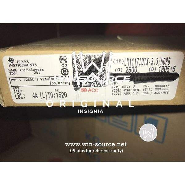 LM1117IDTX-3.3 label picture