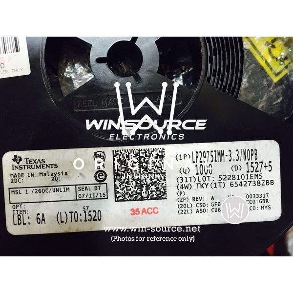 LP2975IMM-3.3 label picture
