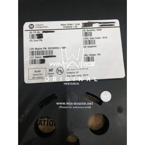 DS18S20Z+T&R label picture