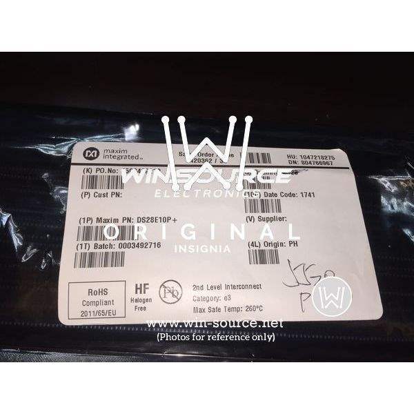  DS28E10P+TR label picture