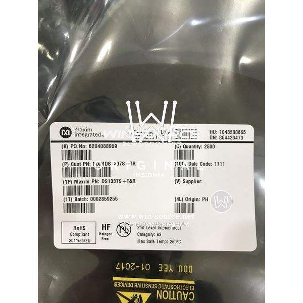 DS1337S+T&R label picture