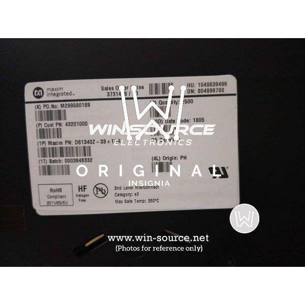 DS1340Z-33+ label picture