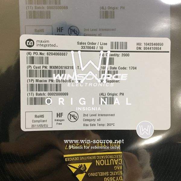 DS1631S+T&R label picture 2