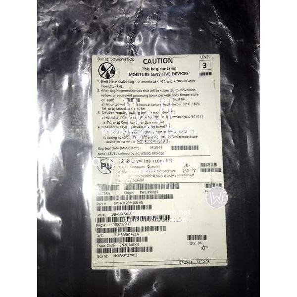 EPF10K20RI208-4N label picture 2