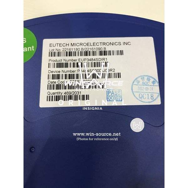 EUP3484SDIR1 label picture