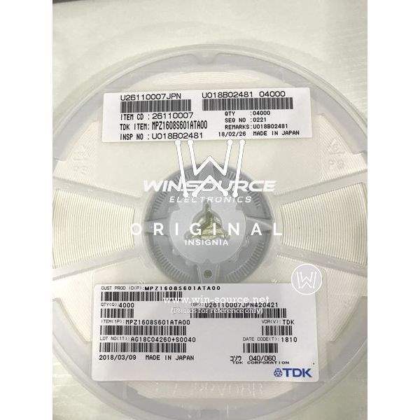 MPZ1608S601A label picture