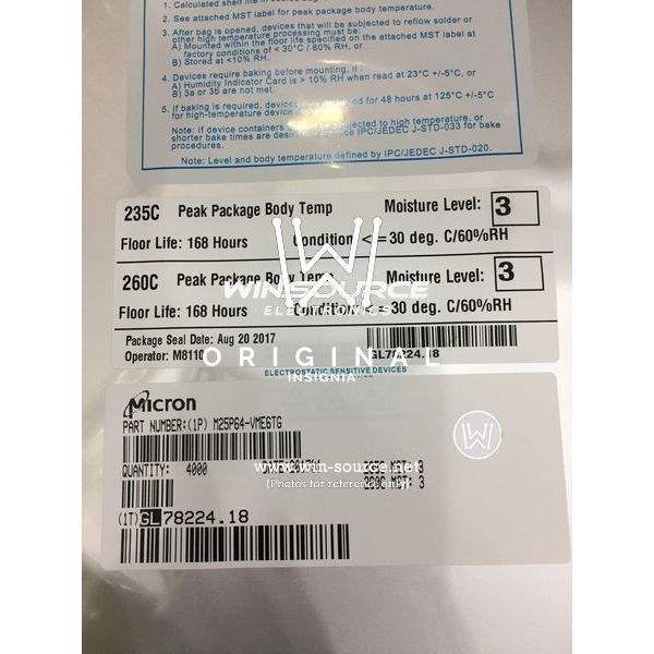 M25P64-VME6TG label picture 2