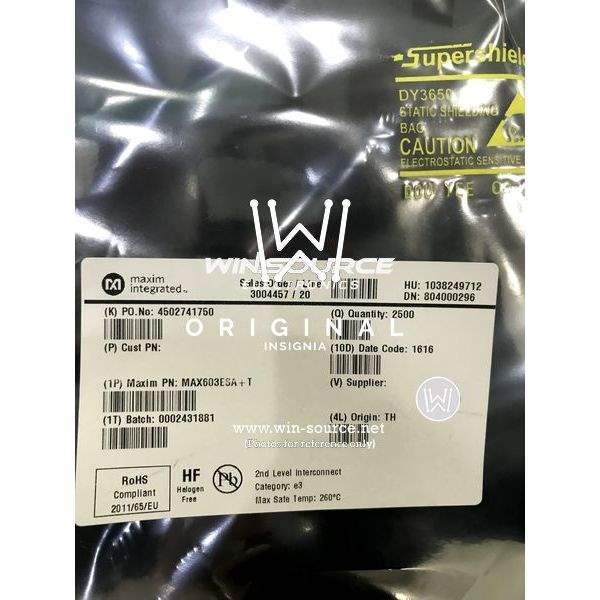 MAX603ESA+T label picture 2