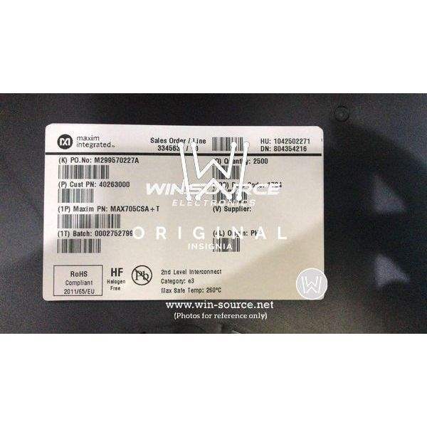MAX705CSA-T label picture