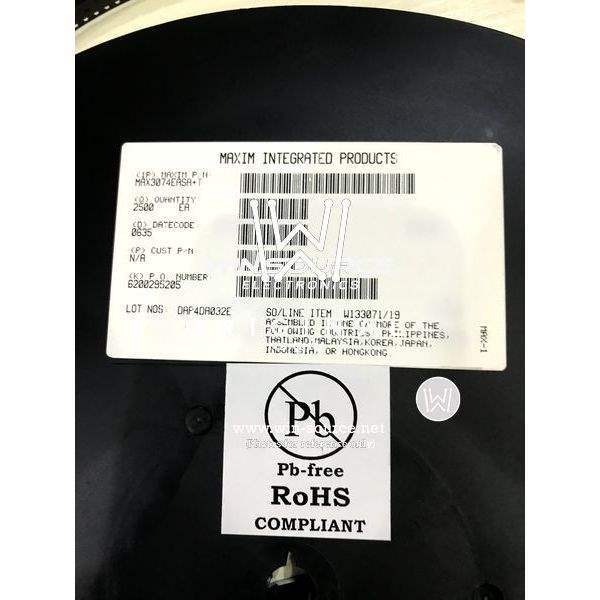  MAX3074EASA+ label picture
