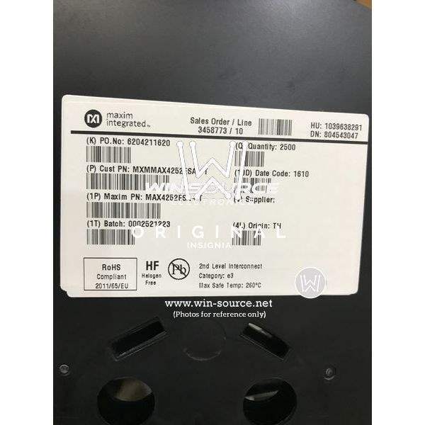 MAX4252ESA+ label picture