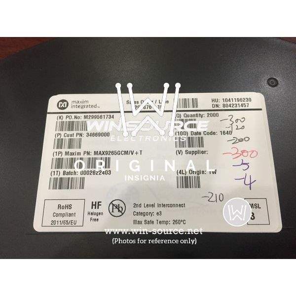 MAX9265GCM/V+T label picture