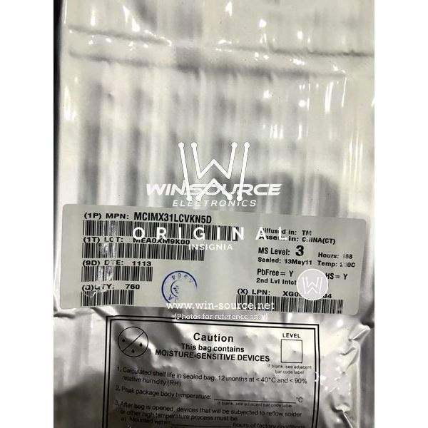 MCIMX31LCVKN5D label picture
