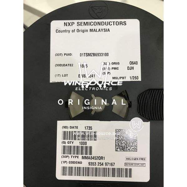 MMA8452QR1 label picture