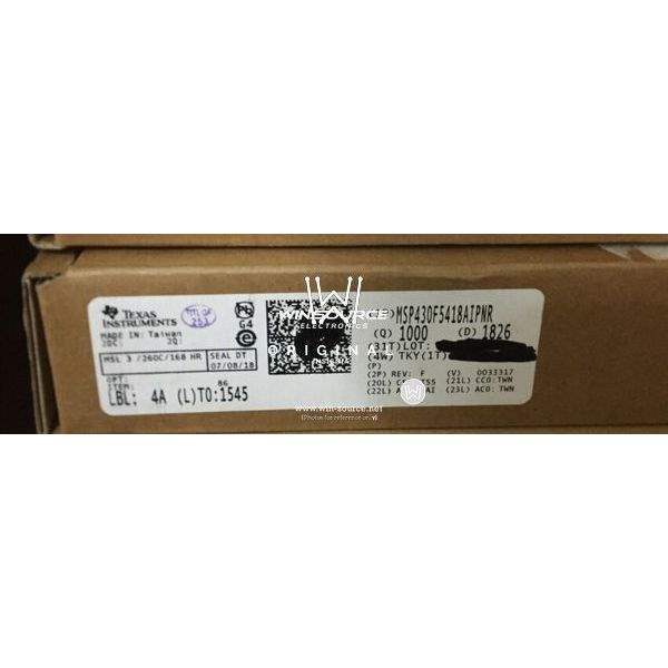 MSP430F5418AIPN label picture 2