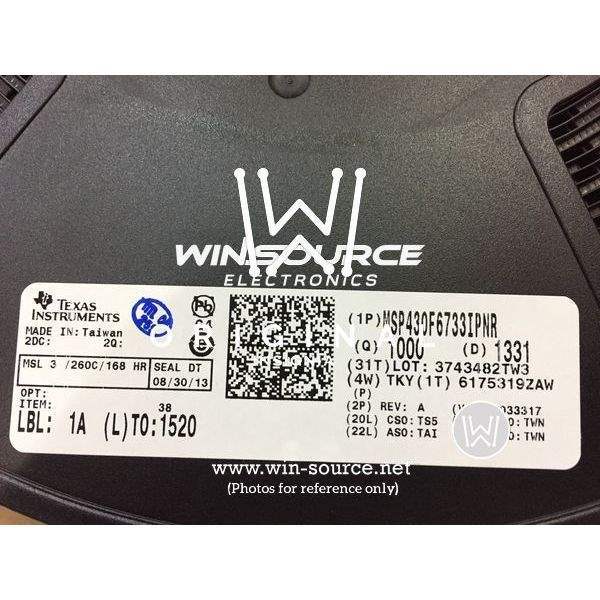 MSP430F6733IPNR label picture
