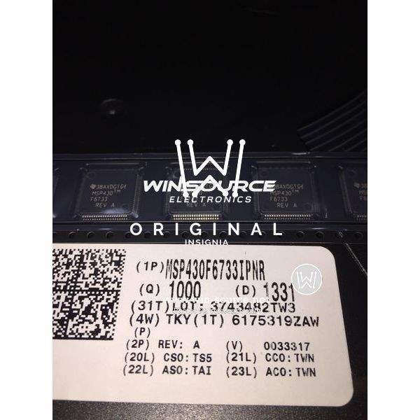 MSP430F6733IPNR label picture 2