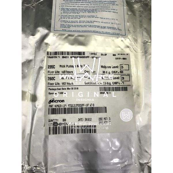 MT52L512M32D2PF-107 WT:B label picture