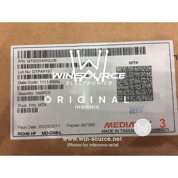 MT8222ARSU/B label picture