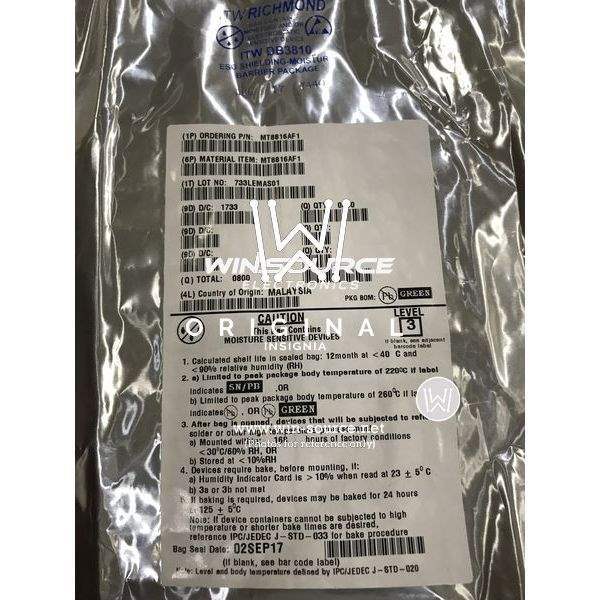 MT8816AF1 label picture