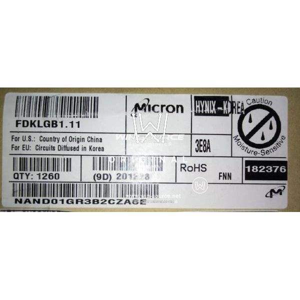 NAND01GR3B2CZA6E label picture