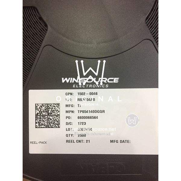 TPS54140DGQRG4 label picture