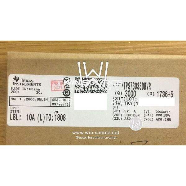 TPS73033DBVRG4 label picture