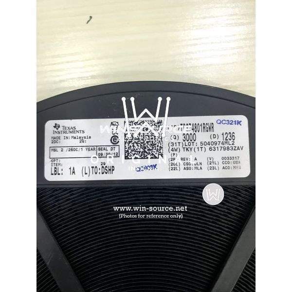 TPS74801RGW label picture