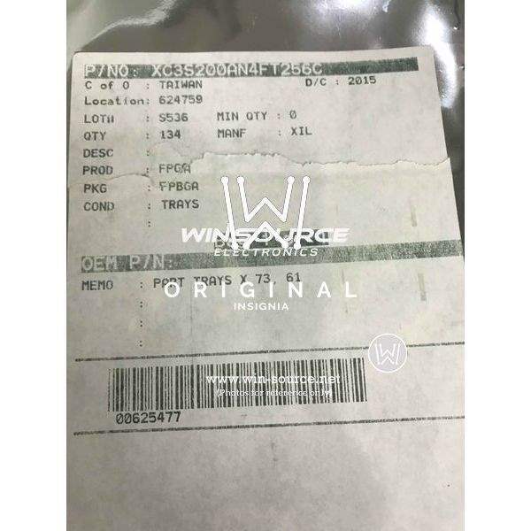 XC3S200AN-4FT256C label picture