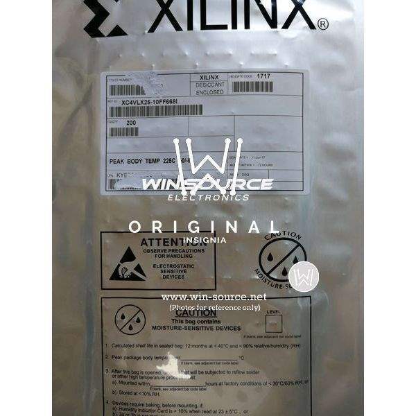 XC4VLX25-10FF668I label picture