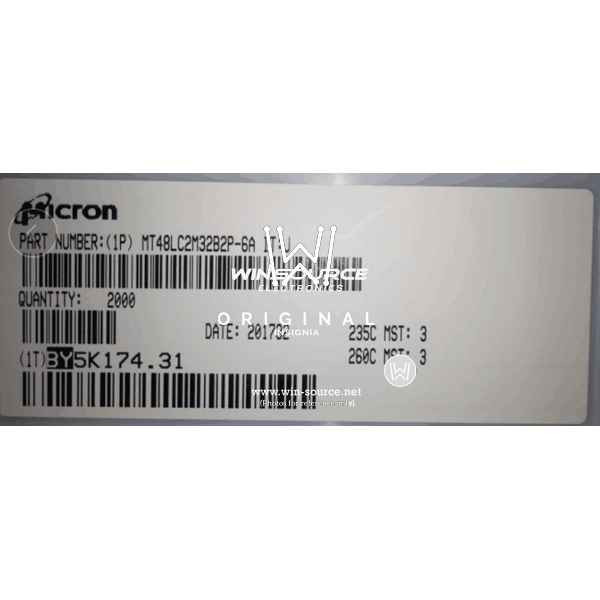 MT48LC2M32B2P-6A IT:J TR label picture 2