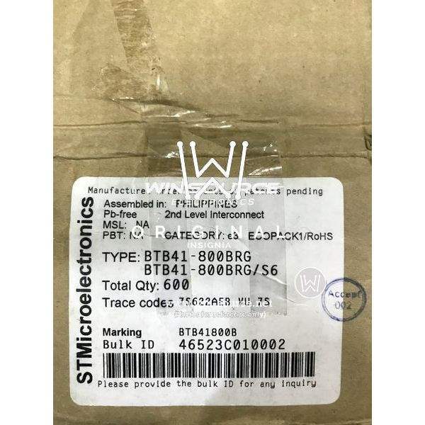 BTB41-800BRG label picture