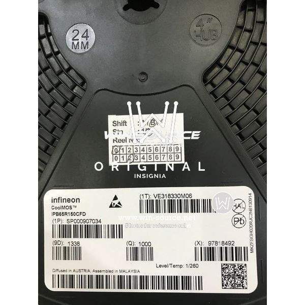 IPB65R150CFD label picture