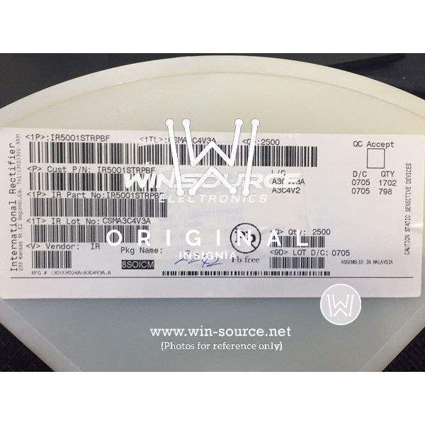 IR5001S label picture