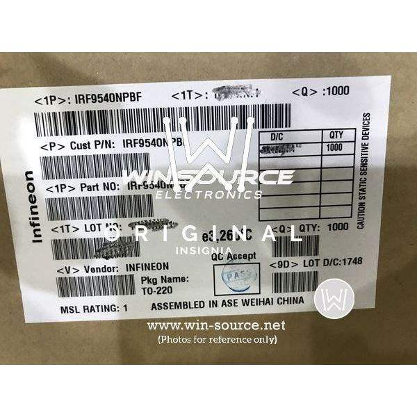 IRF9540NPBF label picture