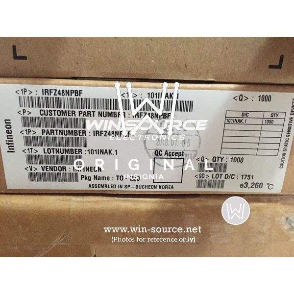 IRFZ48N label picture