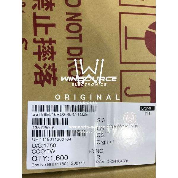 SST89E516RD2-40-C-TQJE label picture