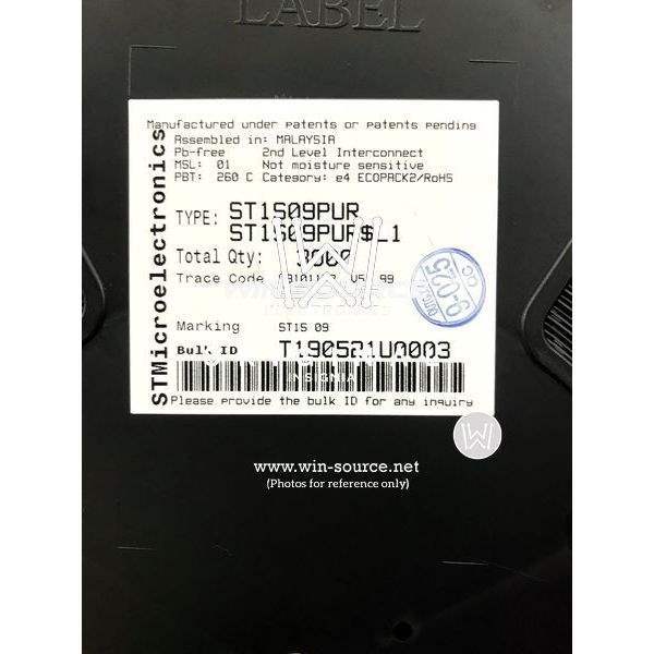  ST1S09PUR DFN6 label picture