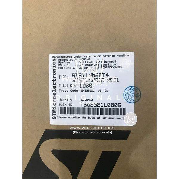 STB11NM60T4 label picture 3