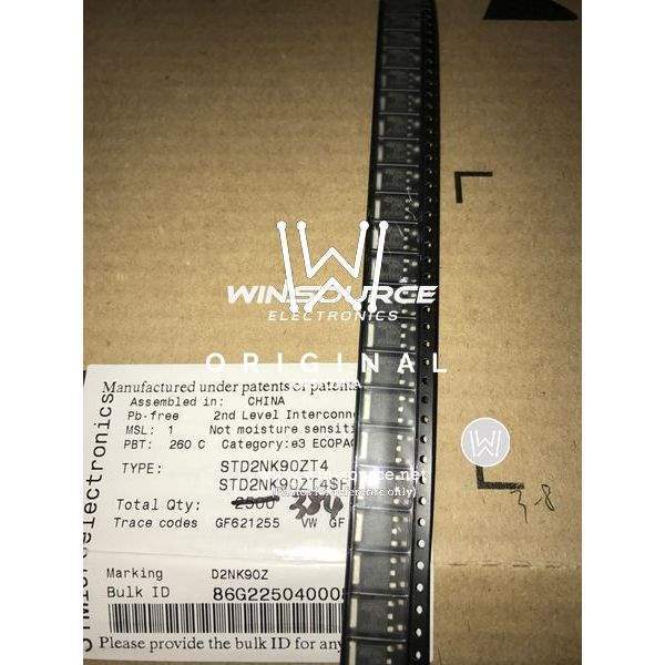 STD2NK90ZT4 real image 2
