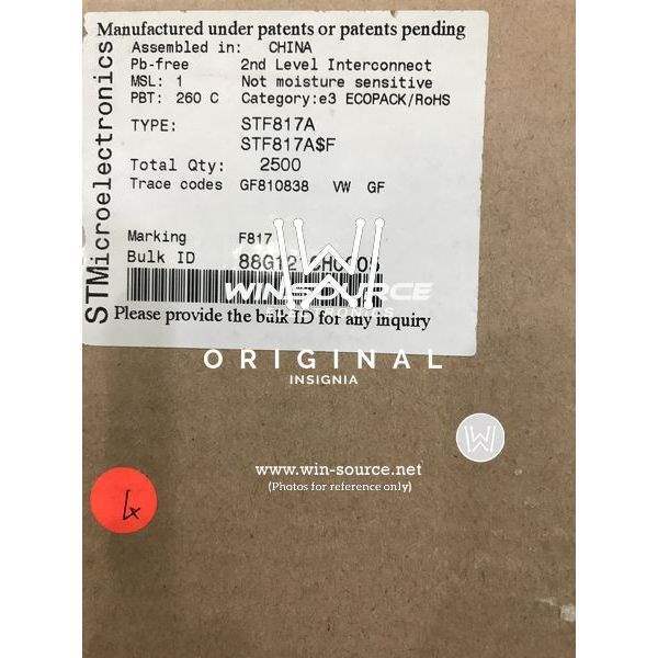 STF817A label picture